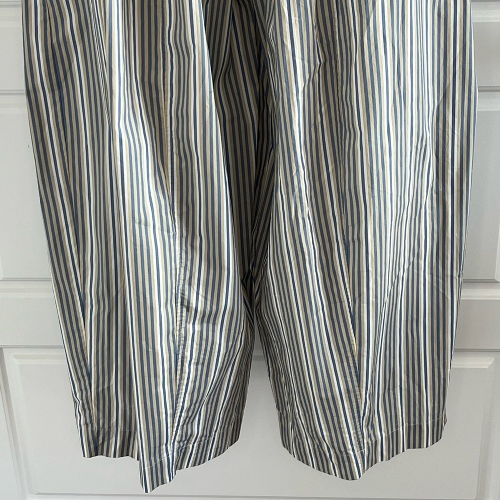 Anthropologie Plenty by Tracy Reese Poplin Striped Jumpsuit Size XS Cotton New - Picture 9 of 15